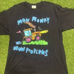 Vintage "Mow Money‎ Mow Problems" Tee — Made in USA